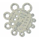 Schablone - Schraubenmuttern D = 180 - 210 mm VE20
