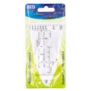 Schablone - Parabel Plast transparent VE24