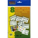 Blo Pen - Schablonen 8er Pack Buchstaben & Zahlen  - D+ - 