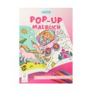 Malbuch Pop-up Malbuch A4 - 8 Seiten , 2fach sortiert