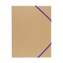 Sammelmappe Einlegemappe , Dreiklapp DIN A 3 aus 100% Recyclingkarton mit farbigen Gummizug, sortiert