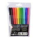 Fasermaler "BOOM" mit einer 2 mm Spitze, 10er Set im PP- Etui