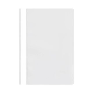Schnellhefter - Plasthefter A4 / PP - WEISS -
