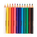 Buntstifte "time 4 fun" 12-teiliges Mini Buntstift-Set mit Anspitzer,inkl.  Aufbewahrungsdose