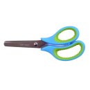 Schere - Bastelschere Kinderschere- Rundspitze, Extra Soft Grip ,13,5 cm - Blau -