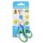 Schere - Bastelschere Kinderschere- Rundspitze, Extra Soft Grip ,13,5 cm - Blau -