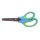 Schere - Bastelschere Kinderschere- Rundspitze, Extra Soft Grip ,13,5 cm - Blau -