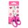 Schere - Bastelschere Kinderschere- Rundspitze, Extra Soft Grip ,13,5 cm - Rosa -