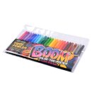 Fasermaler "BOOM" mit einer 2 mm Spitze, 24er Set im PP- Etui