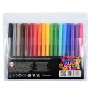 Fasermaler "BOOM" mit einer 2 mm Spitze, 18er Set im PP- Etui