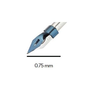 Schriftfedern - HI-4005 / 0,75 - Zierschriftfeder,  Redisfeder, Ornamentfeder, im 5er Pack