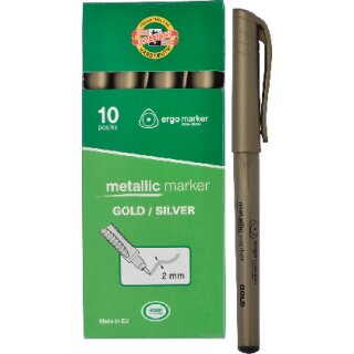 Gold Marker Metallic- Marker 2,0 mm wasserfest