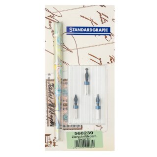 Kalligrafie Set 4-teilig  "Standardgraph Zierschriftfedern Starter Set" , im Blister