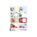 Weihnachten  Geschenkaufkleber - 16 Stück , 2 x A5-...