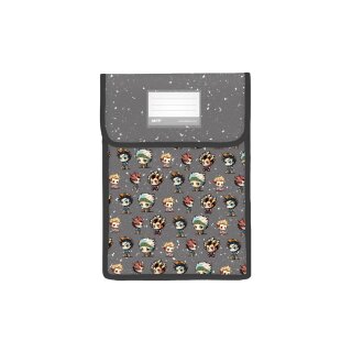 Dokumententasche - Heftbox A4 , PP- Material "Anime-Maskottchen"  mit Klettverschluss