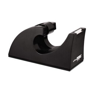 Tischabroller Klebefilmabroller ca. 430 g schwer, für Klebefilm bis zu 19 x 33 m , - schwarz