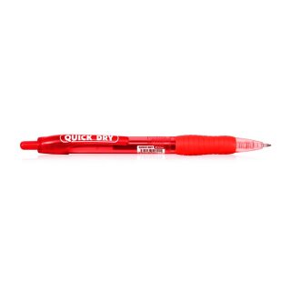 Kugelschreiber - Gelschreiber "Quick Dry" Ø 0,7 mm - Rot