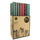 Geschenkpapier " Everyday Design 5 m x 70 cm , ca. 50 g/m² , sortiert