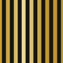 Geschenkpapier "Gold/Schwarz Chic Design" 2 m x 70 cm , ca. 60 g/m² , sortiert