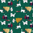 Geschenkpapier "Kinder- Weihnatsdesign" 2 m x 70 cm , ca. 60 g/m² , sortiert