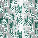 Geschenkpapier "Weihnachts- und Winterdesign" 2 m x 70 cm , ca. 50 g/m² , sortiert