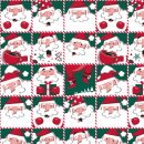 Geschenkpapier "Weihnachts- und Winterdesign" 2 m x 70 cm , ca. 50 g/m² , sortiert