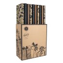 Geschenkpapier "Dunkles Design" 2 m x 70 cm , extra stark ca. 80 g/m² , sortiert