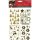 Weihnachten  Sticker  "Weihnachsgeschenksticker " Goldsticker Motiv- Mix 17 x 25 cm