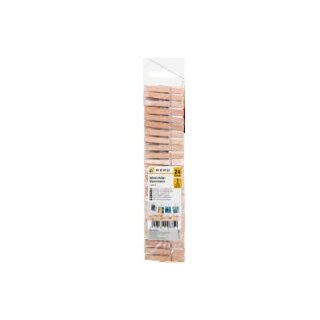 Mini- DIY Holzklammern natur, Länge 4,8 cm, im 24 Pack