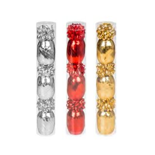 Geschenkband Eiknäuel- Set "Metallic 3+6" 3 Eiknäuel + 6 Rosetten, farblich sortiert