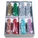 Geschenkband Mini-Schleifen "Metallic Rosetten"...