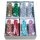 Geschenkband Mini-Schleifen "Metallic Rosetten" Ø 4 cm, Farb-Mix, selbstklebend, im 4er Set