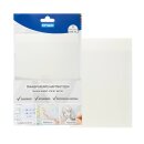 Haftnotizen transparent - DIN A5 - selbstklebend , 25 Blatt im Polybeutel