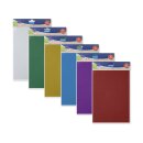 Glitzerpapier selbstklebend DIN A4 - 3 Blatt, Farb-Mix,...