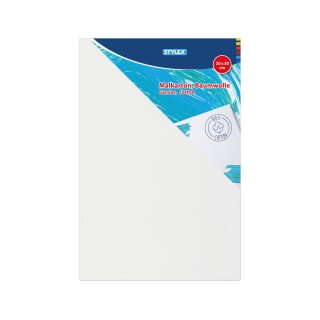 Malpappe / Malkarton Stylex - 20 x 30 cm, Stärke 3 mm, 100 % Baumwollgewebe