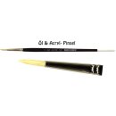 Pinsel Öl & Acryl Borstenpinsel Rund Gr. 24 VE 6