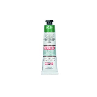 Acrylfarbe 40 ml Tube  -  Permanent Green / 0520  -