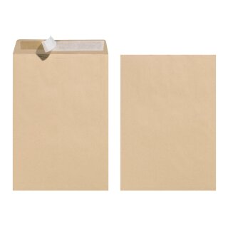Versandtaschen C4 braun ohne Fenster 10er Pack...