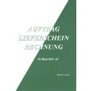 Auftrag / Lieferschein / Rechnung A5 50 Blatt geleimt...