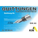 Quittungsblock A 6 2 x 40 Blatt s.d. VE25