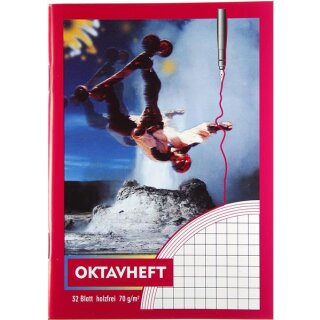 Schulheft Oktavheft A 6 kariert , 32 Blatt 70 g /qm...
