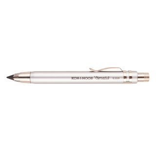 Druckbleistift Metall - silber 5,6 mm Mine, mit...