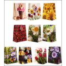 Geschenktüte  Geschenktasche  ca. A 5  / Blumen-...