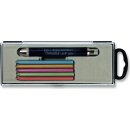 Druckbleistift Set Versatil Metallstift - schwarz mit...