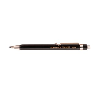 Druckbleistift kurz Versatil Metall - schwarz 2,0 mm...