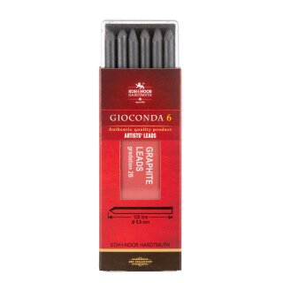 Graphitminen 5,6 mm - Gradation 2B - 6er Pack VE12