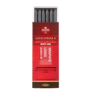 Graphitminen 5,6 mm - Gradation 4B - 6er Pack VE12