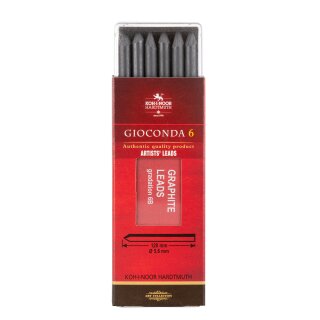 Graphitminen 5,6 mm - Gradation 6B - 6er Pack VE12