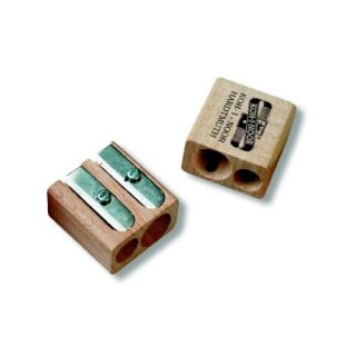 Anspitzer- Holzspitzer / - Natur - Doppelspitzer Ø 8 +...