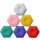 Radiergummi-  " Thermoplast " Hexagon- Form/ farblich sortiert ,  im 24er Pack